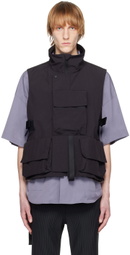 meanswhile Black Body Armor Vest