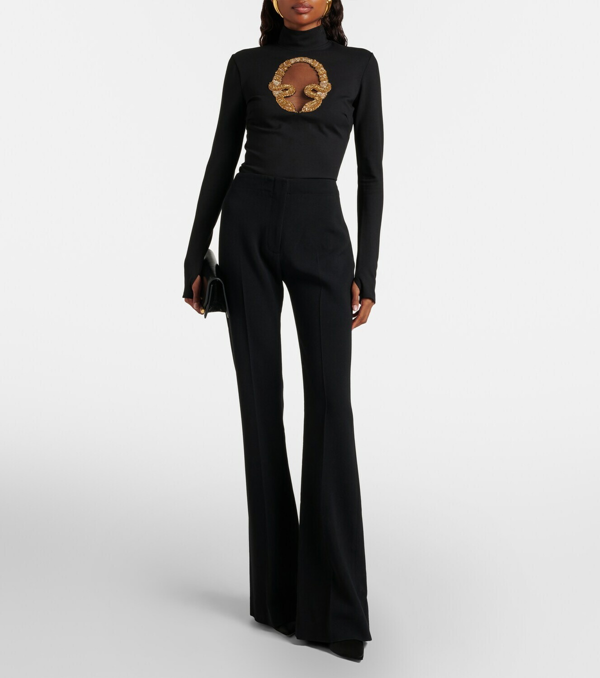Roberto Cavalli Embellished bodysuit