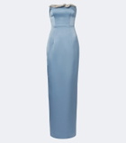 Rachel Gilbert Lorna embellished bustier gown