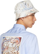 Alexander McQueen Multicolor Blake Illustration Dante Bucket Hat