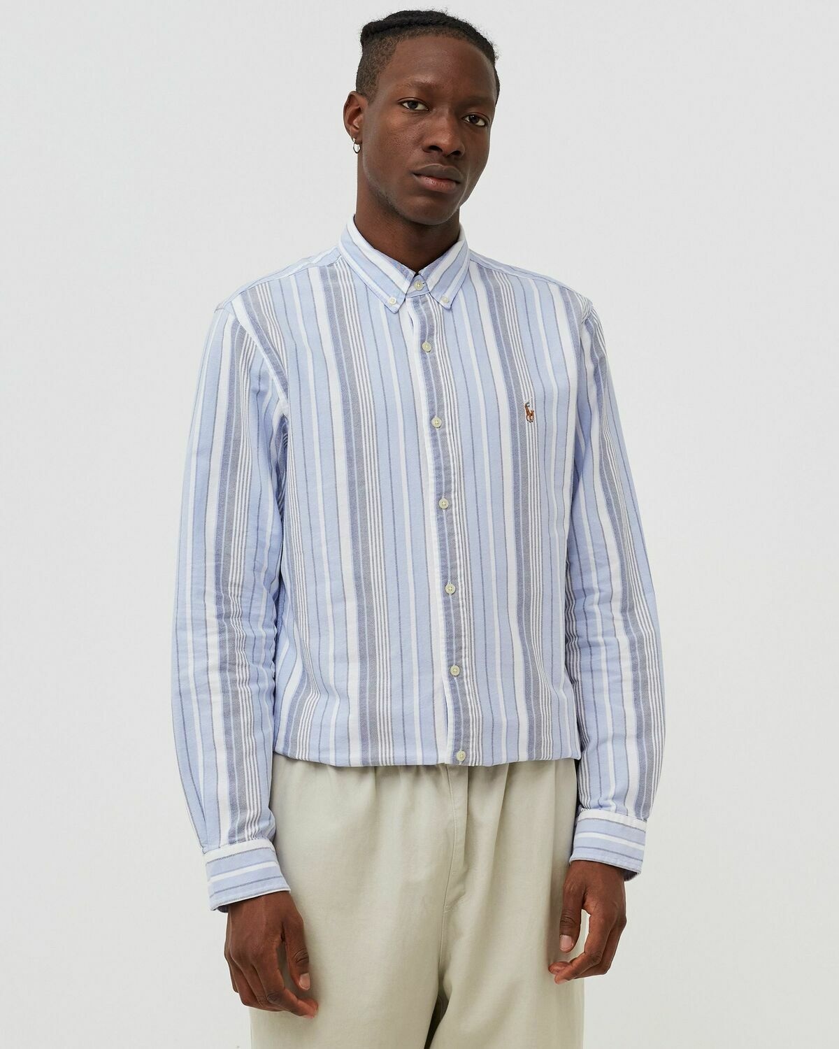 Polo Ralph Lauren Slbdppcs Long Sleeve Sport Shirt Blue - Mens