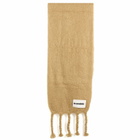Jil Sander+ Men's Logo Mohair Scarf in Beige 