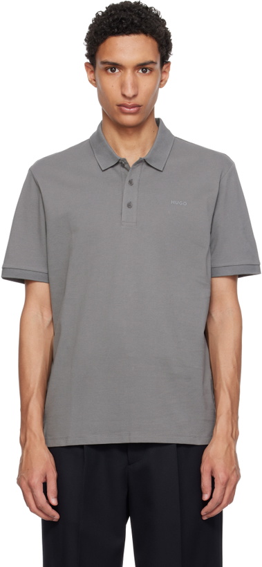 Photo: Hugo Gray Cotton Piqué Logo Polo