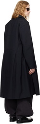 pet-tree-kor Navy Resonance Pleat Coat
