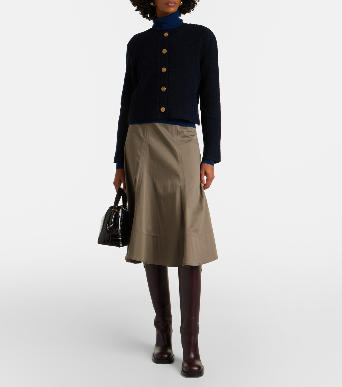 Altuzarra Harris cropped wool-blend cardigan
