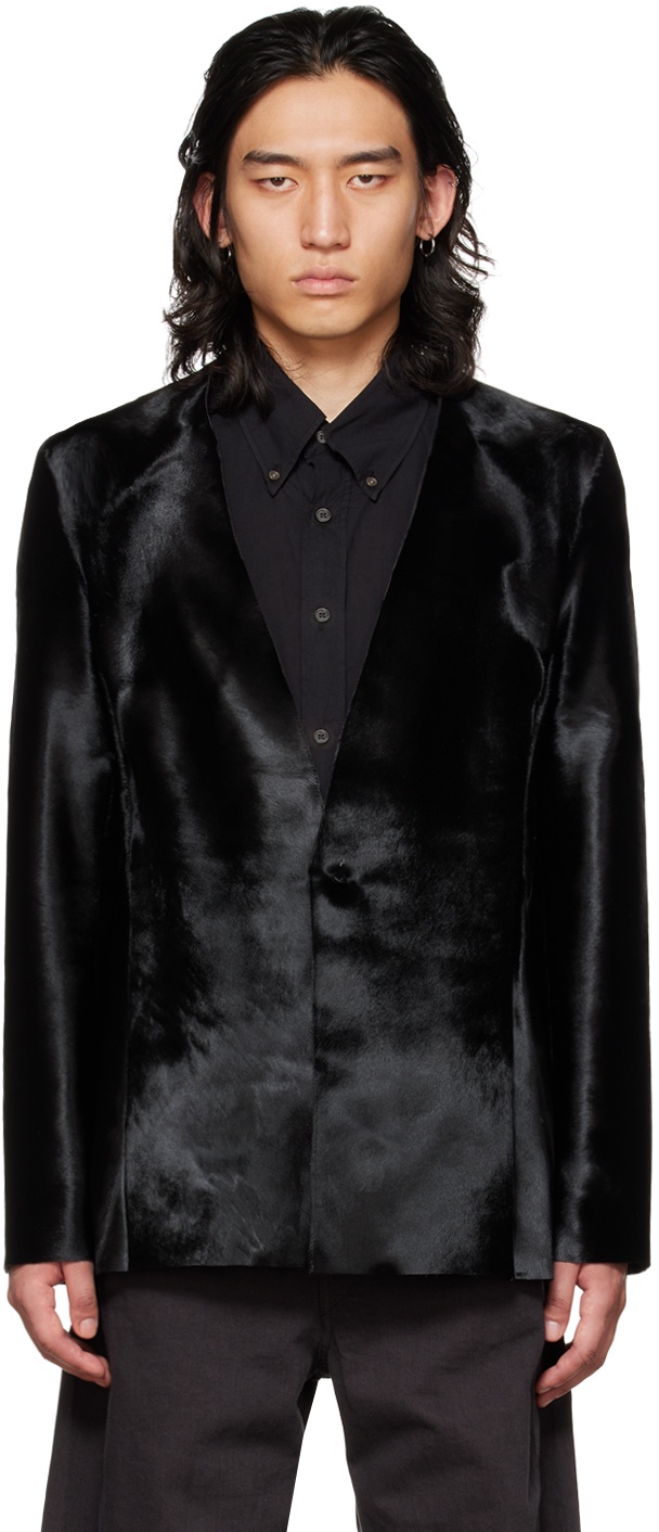 Photo: Gabriela Coll Garments SSENSE Exclusive Black No.178 Leather Jacket