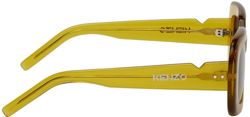 Oval clearance yellow sunglasses