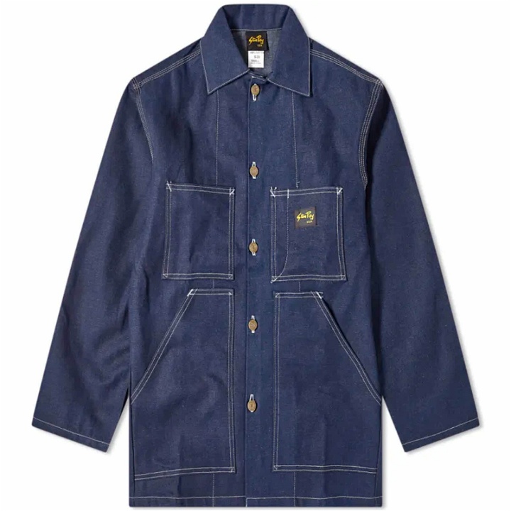 Photo: Stan Ray Men's Shop Jacket in Washed Chambray