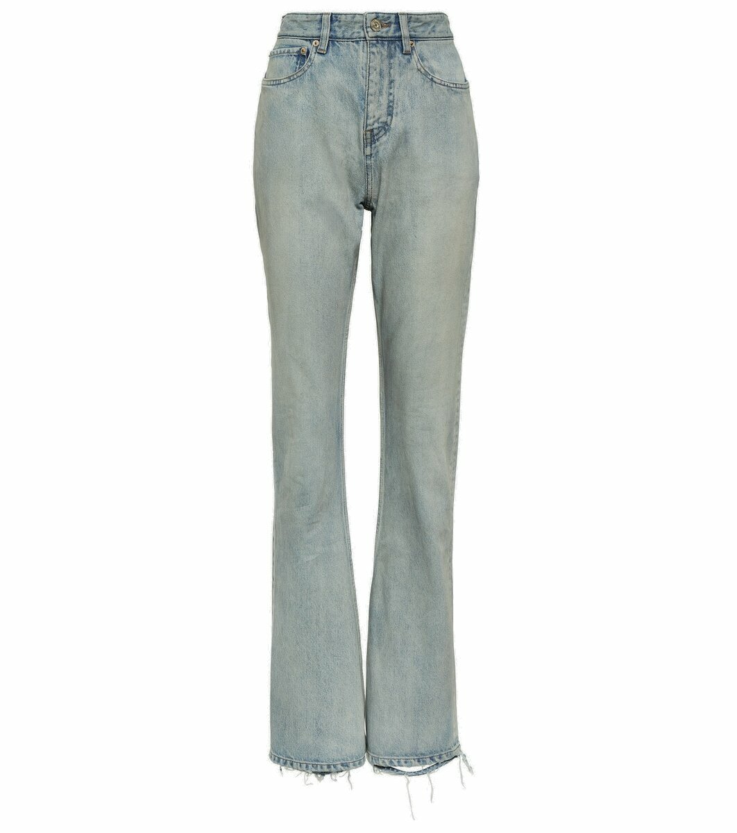 デニム・ジーパン BALENCIAGA WIDE-LEG BABY PINK JEANS Balenciaga wide-leg Jeans | Pink | FARFETCH