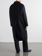 Stòffa - Brushed Wool-Twill Coat - Black