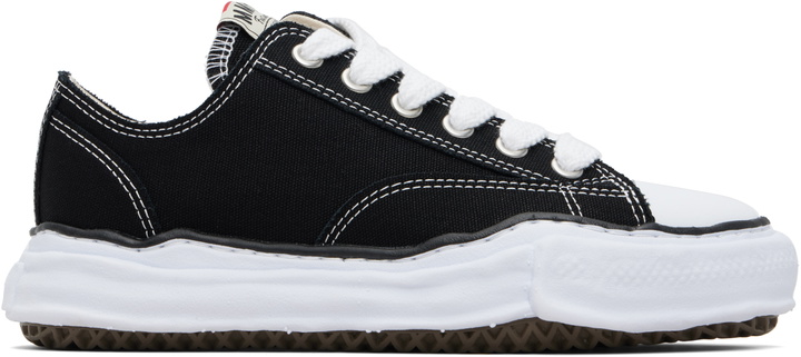 Photo: Maison MIHARA YASUHIRO Black Peterson OG Sole Canvas Low-Top Sneakers
