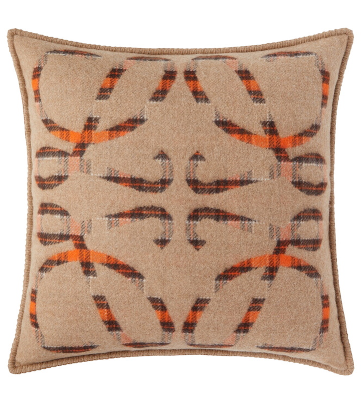 Photo: Loewe Anagram wool and cashmere cushion