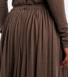 Max Mara Jersey maxi skirt