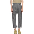 Sulvam Grey Slim Trousers