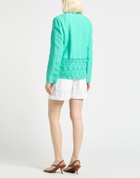 120% Lino Womens Blazer in Green