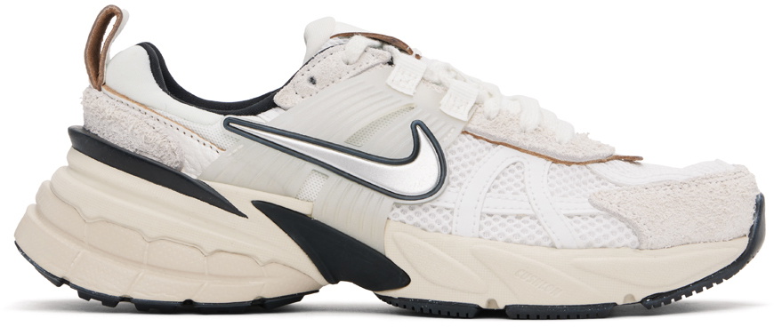 Nike White & Beige Nike V2K Run Sneakers Nike