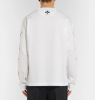 Fendi - Oversized Printed Cotton-Jersey T-Shirt - White