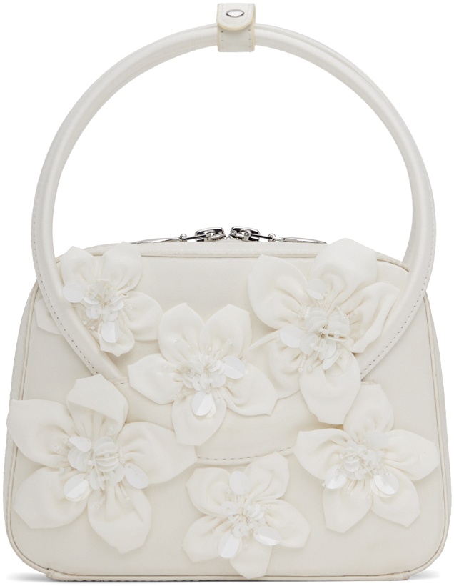 Photo: SHUSHU/TONG SSENSE Exclusive White 3D Floral Bag