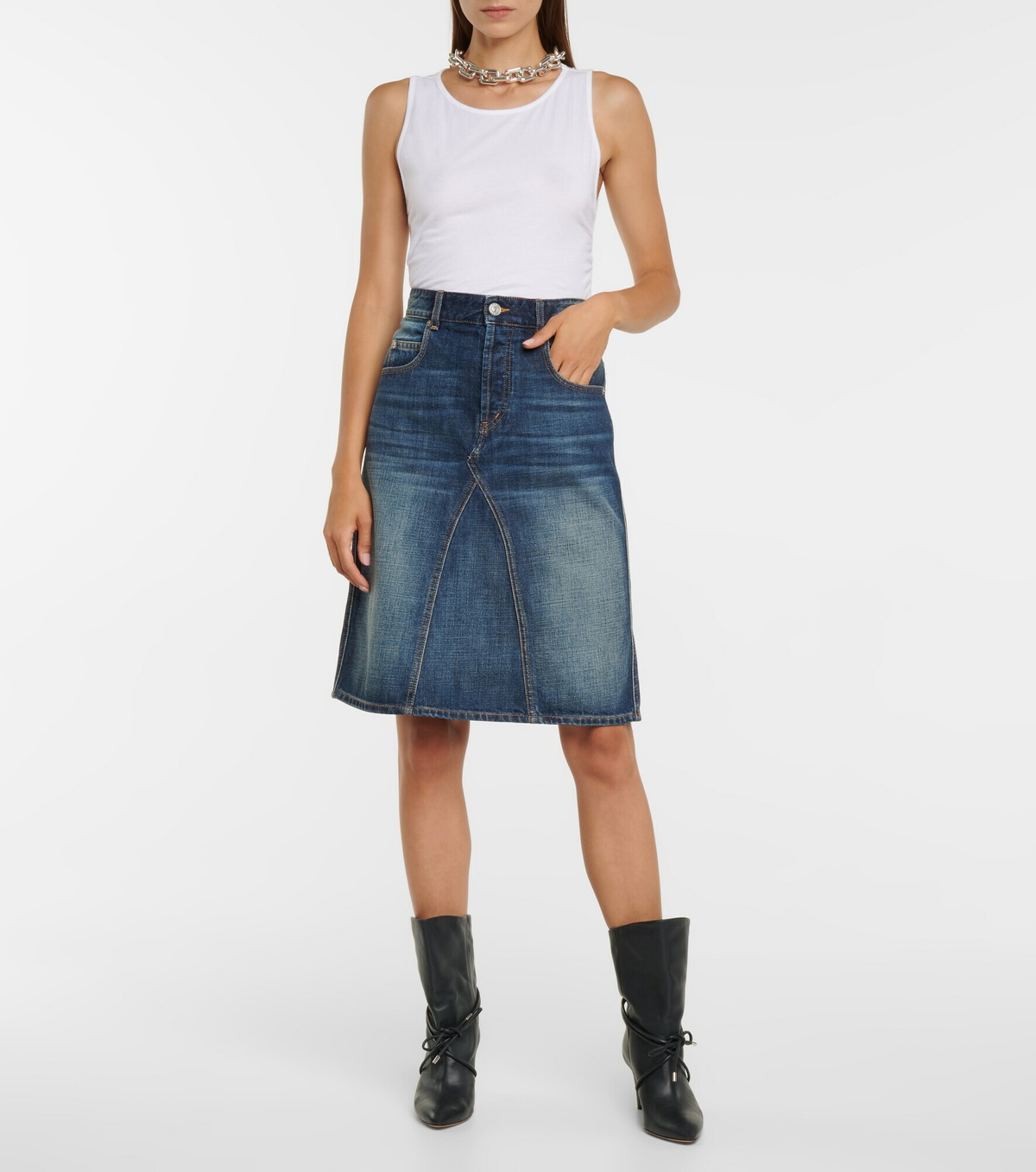 Velvet - Ally stretch-cotton tank top