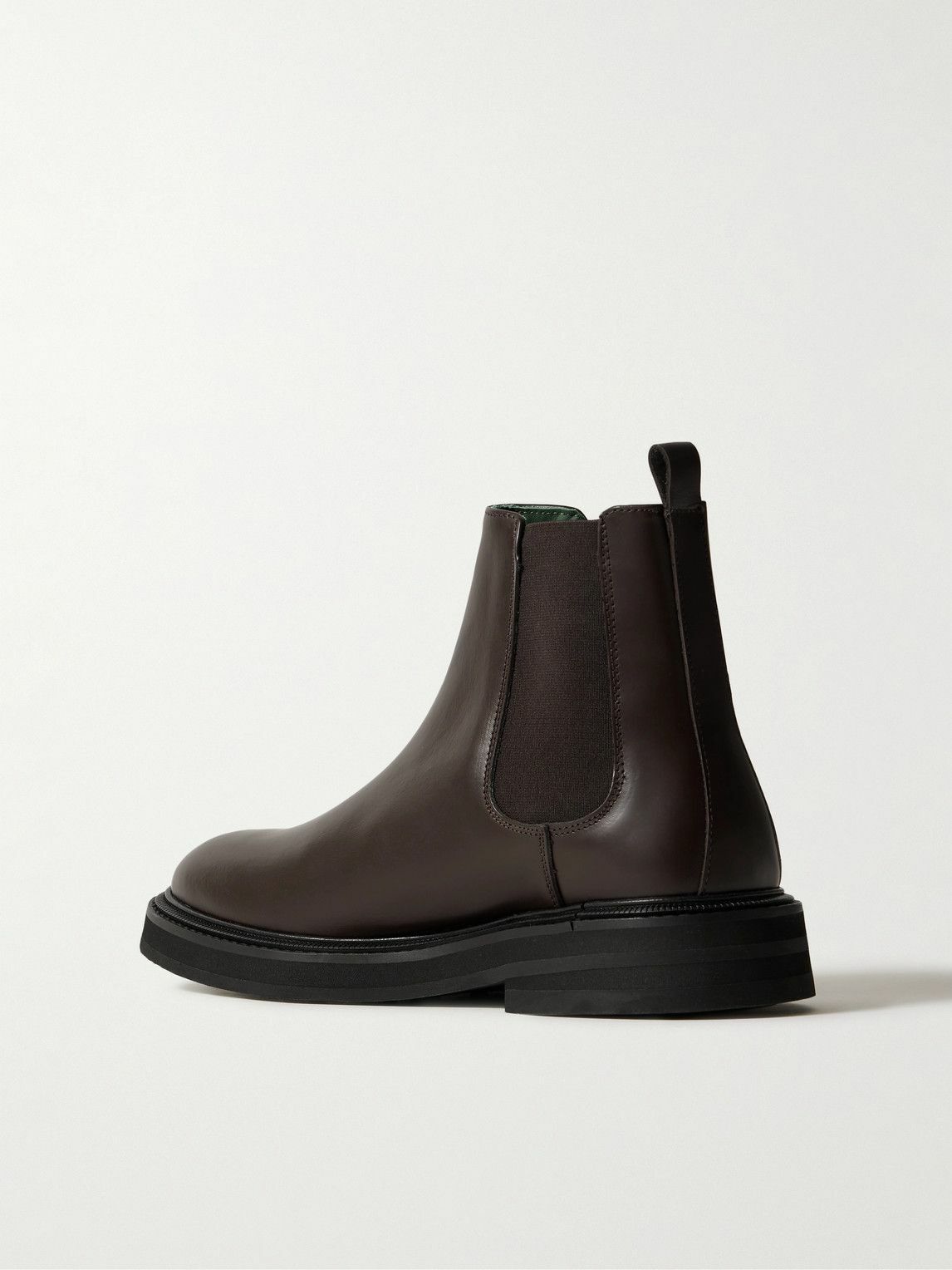 VINNY's - Officer Leather Chelsea Boots - Brown