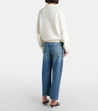 Citizens of Humanity Remi cotton-blend fleece polo sweatshirt