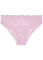 Skims Stretch-lace Briefs Light Pink