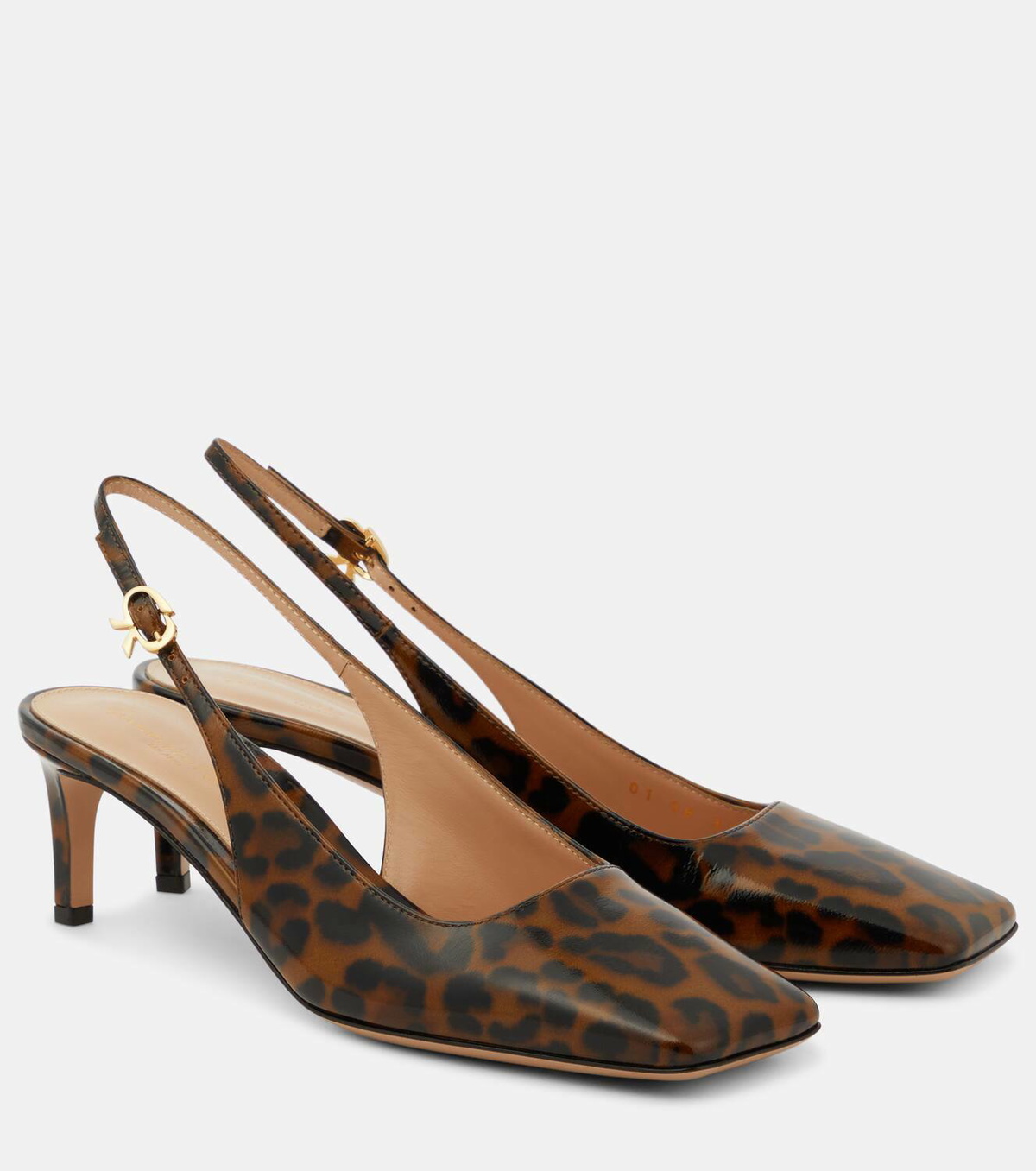 Gianvito Rossi Women's Slingback Pumps Diana Gold