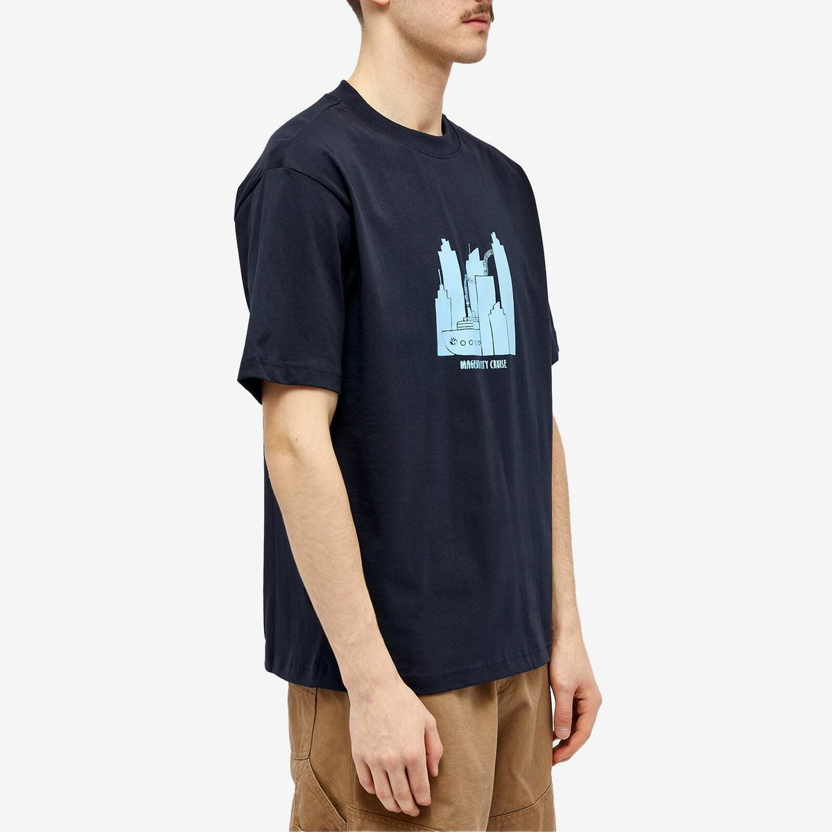 Magenta Men's Cruise T-Shirt in Navy