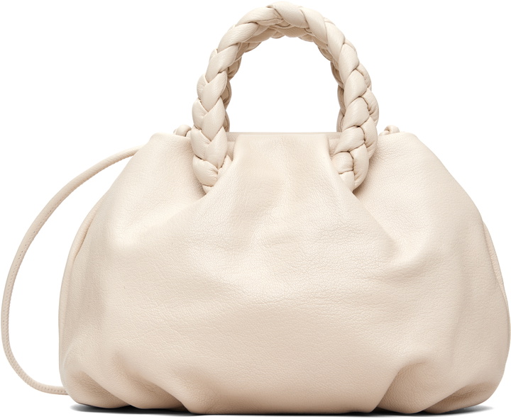 Photo: HEREU Off-White Bombon M Supple Shiny Bag
