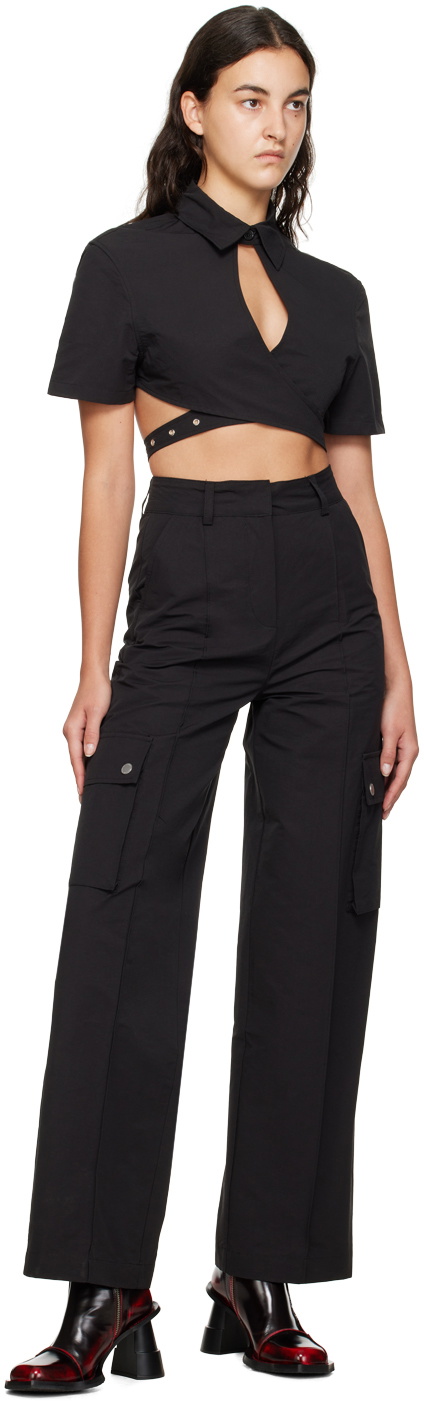 Han Kjobenhavn Black Wrap Shirt