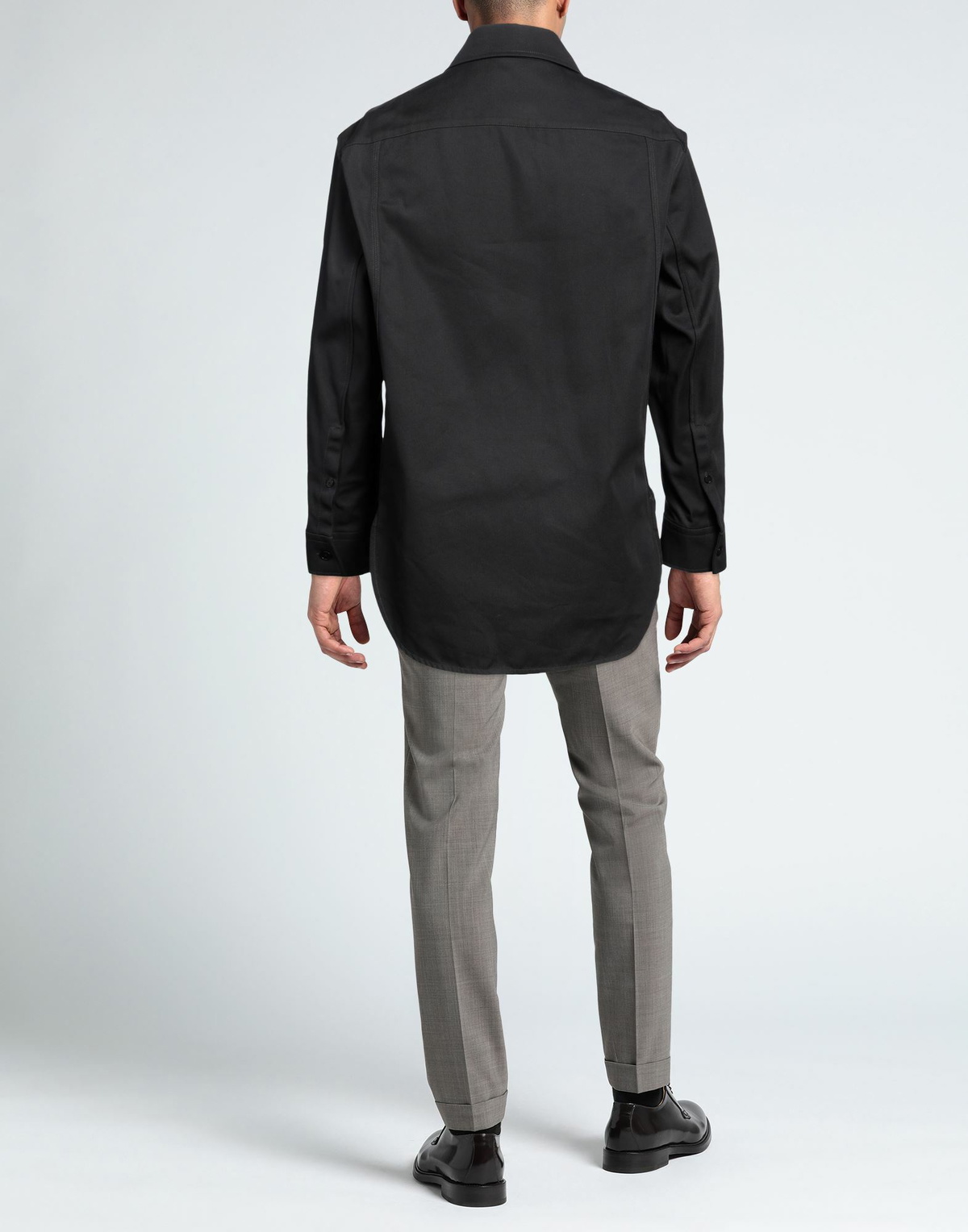 Lanvin Mens Shirt Charcoal