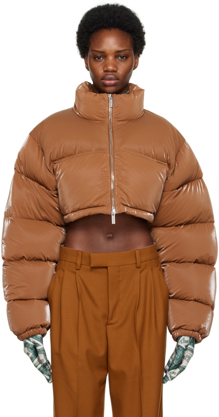 Photo: VTMNTS Brown Cropped Down Jacket