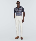 Missoni Zig Zag cotton-blend polo shirt