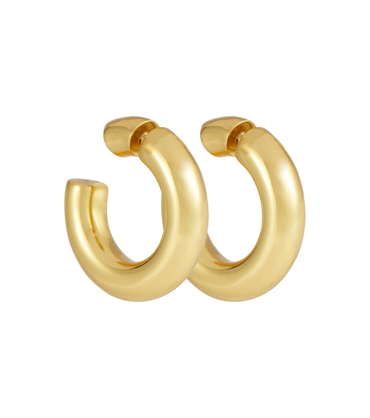 Christopher Esber - Reversed Hoop gold-plated earrings Christopher Esber