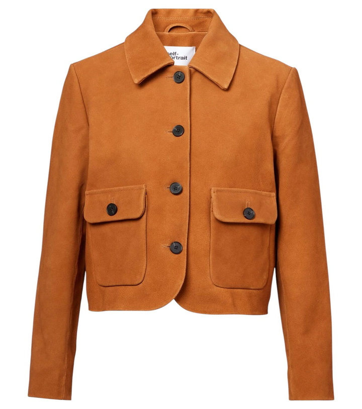 Photo: Self-Portrait Suede jacket