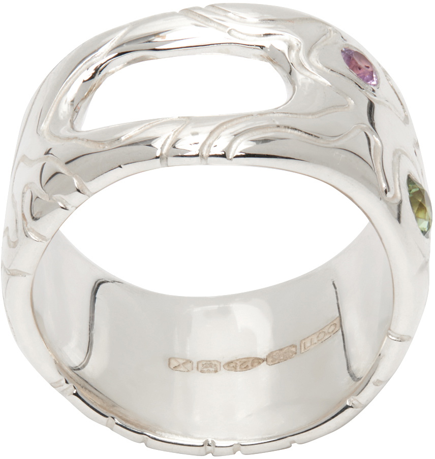 octi SSENSE Exclusive Silver Globe Ring