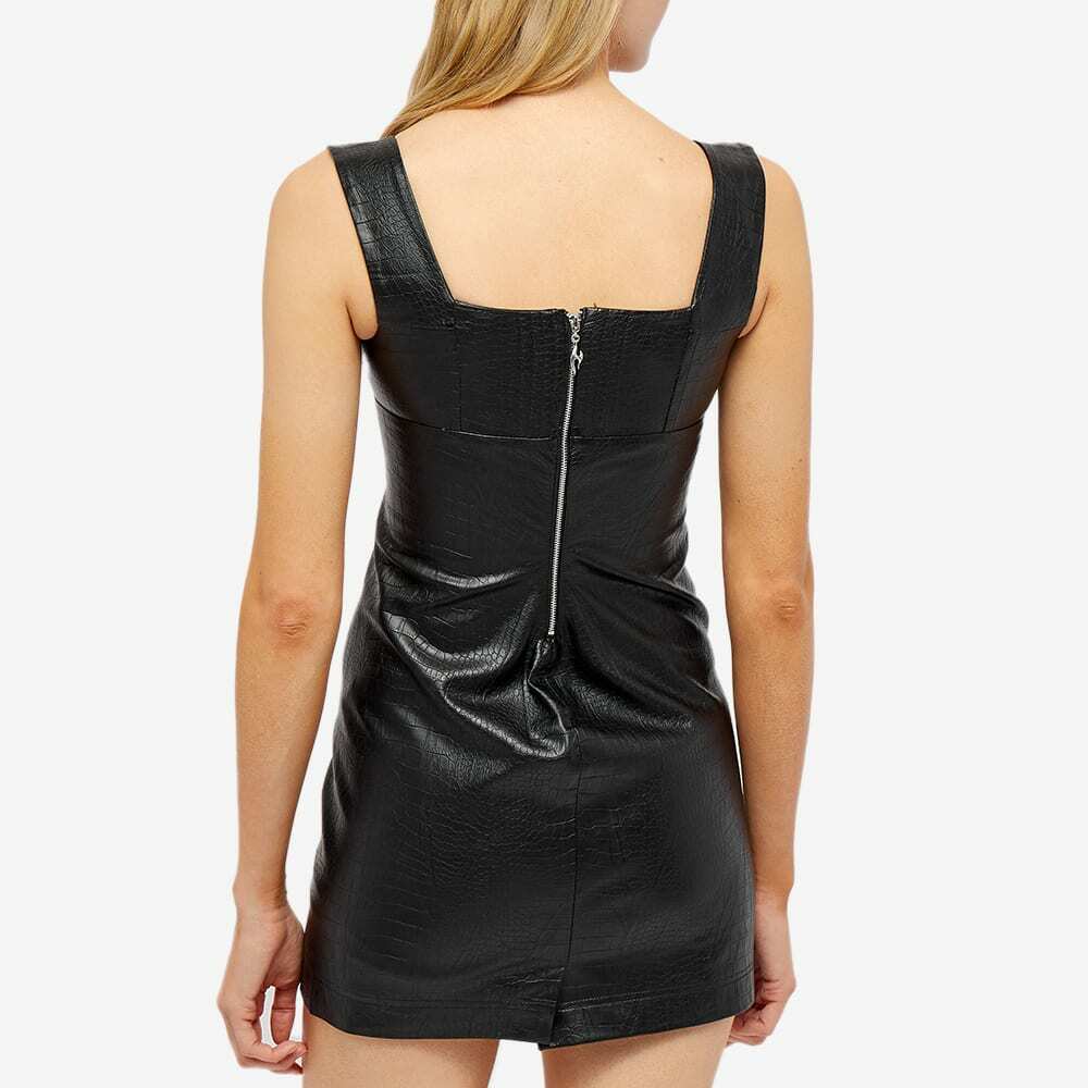 Miaou Women's Vivi Dress in Onyx Python Miaou