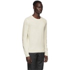 A.P.C. Off-White Wool Kit Sweater