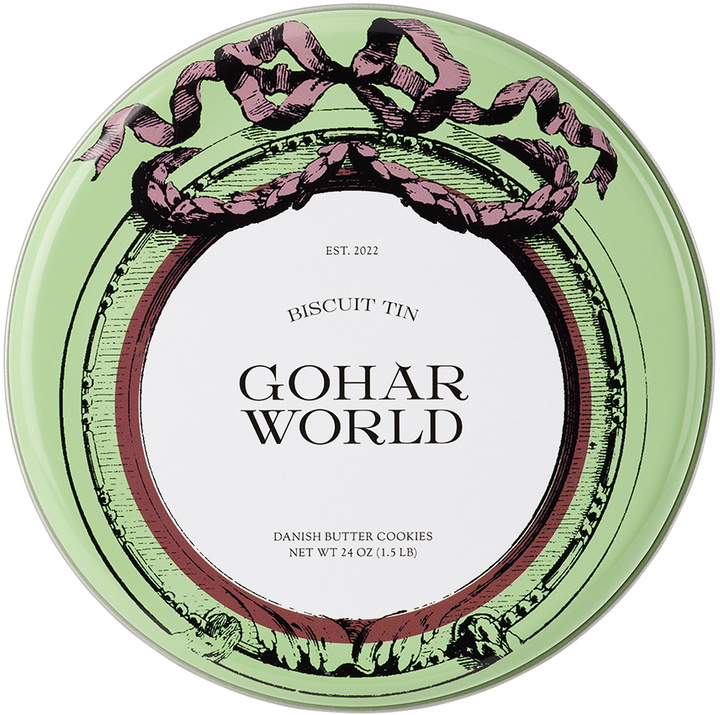 Photo: Gohar Green & Beige 'Gohar World' Biscuit Tin Candle Set, 6 pcs