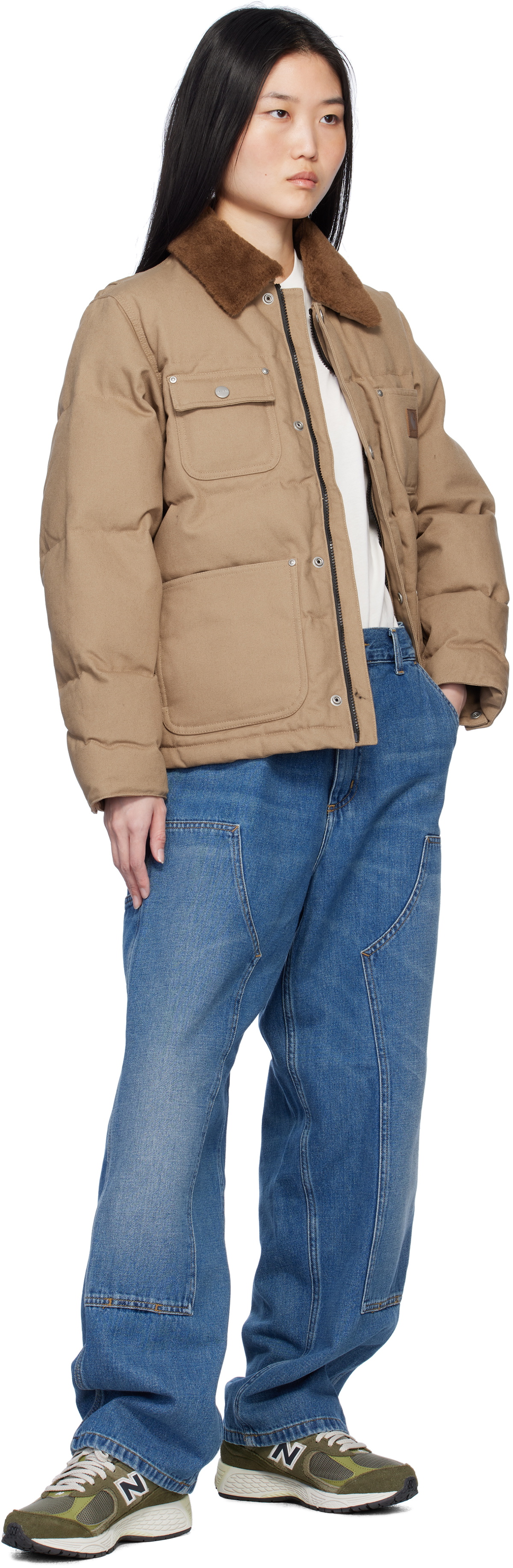 Carhartt Work In Progress Blue Brandon Double Knee Jeans