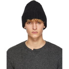 Isabel Benenato Black Knit Beanie