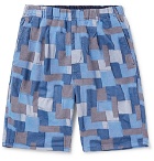 nonnative - Manager Easy Patchwork Cotton Shorts - Blue