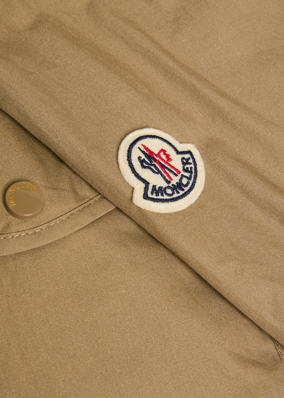 Moncler Cotton-poplin Overshirt Tan