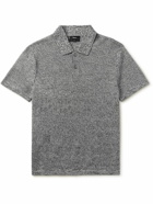 Theory - Nare Slim-Fit Cotton-Blend Polo Shirt - Gray