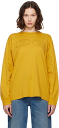 MM6 Maison Margiela Yellow Long Sleeve T-shirt