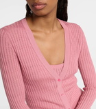 Gabriela Hearst Emma pointelle cashmere and silk cardigan