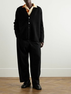 Jil Sander - Boiled-Wool Cardigan - Black