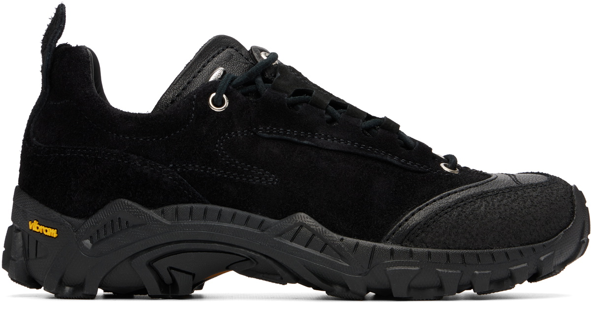 Our Legacy Women's Gabe Sneakers in Stealth Black Leather Our Legacy