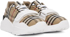 Burberry Beige Vintage Check Sneakers