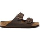Birkenstock - Arizona Oiled-Nubuck Sandals - Dark brown
